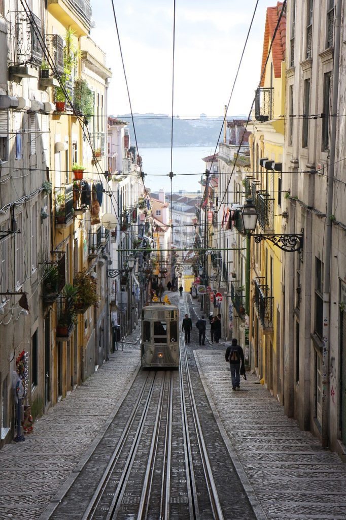 Streetcar in Lisbon