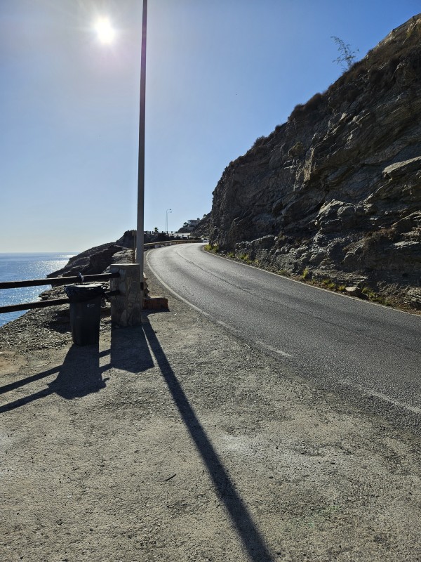 Look out point overlooking La Rabita Spain